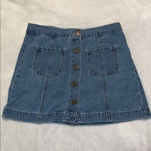 women’s denim skirt